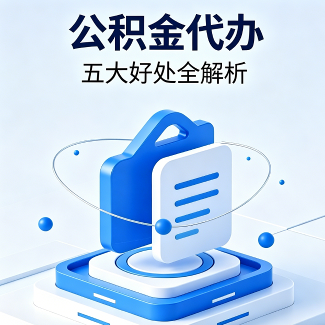 广州公积金代办到底值不值？这5大好处让你少走弯路